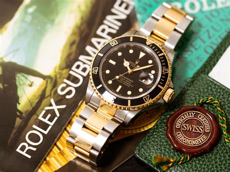 rolex submariner oro acciaio ref 16803 del 1986|rolex 16803.